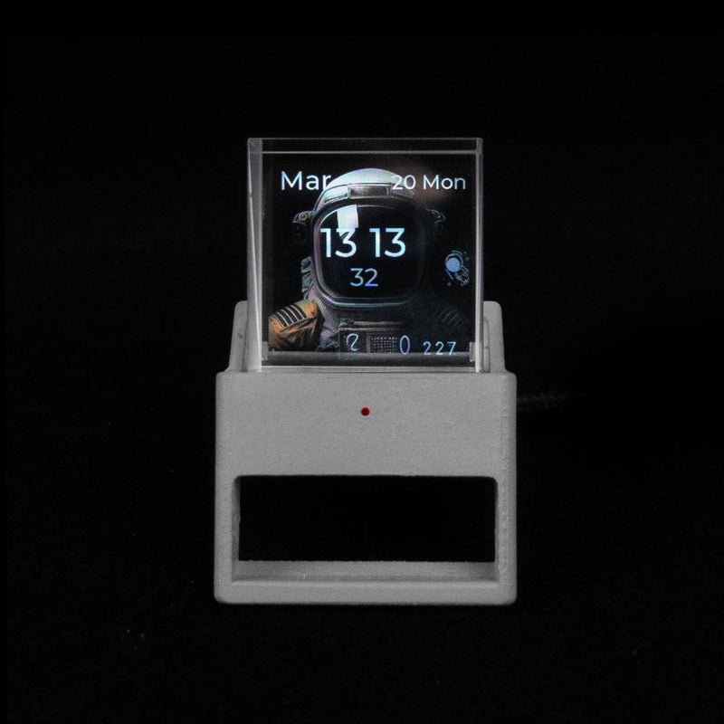 Fiberpunk Hologram Wifi Clock Desksetup Kit